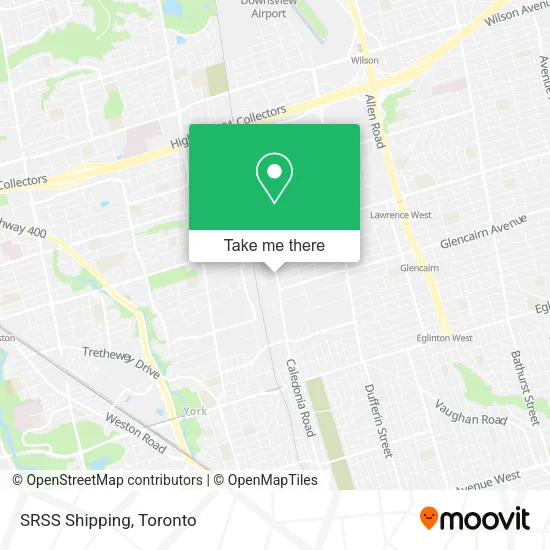 SRSS Shipping map