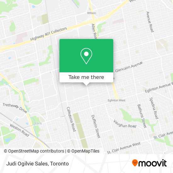 Judi Ogilvie Sales map