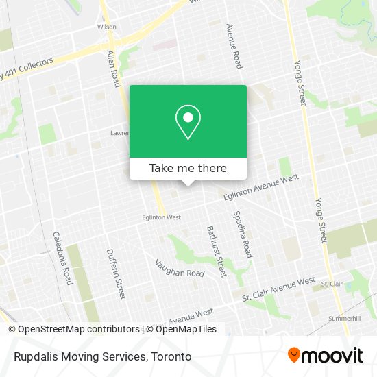 Rupdalis Moving Services map