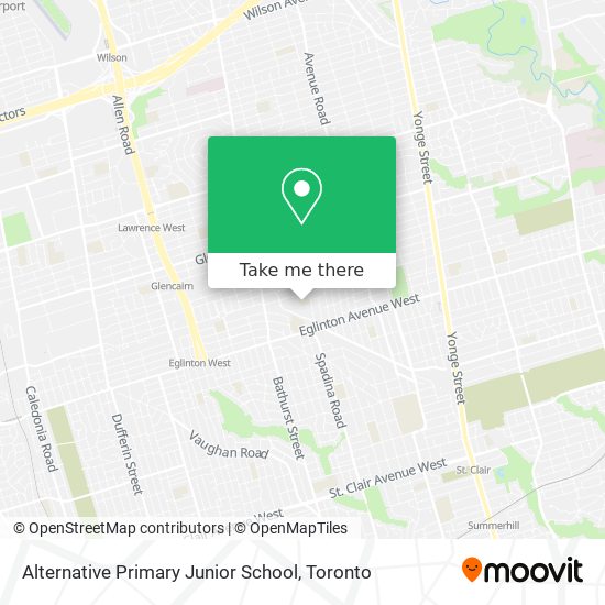 Alternative Primary Junior School map