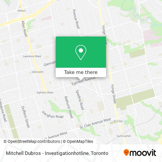 Mitchell Dubros - Investigationhotline map