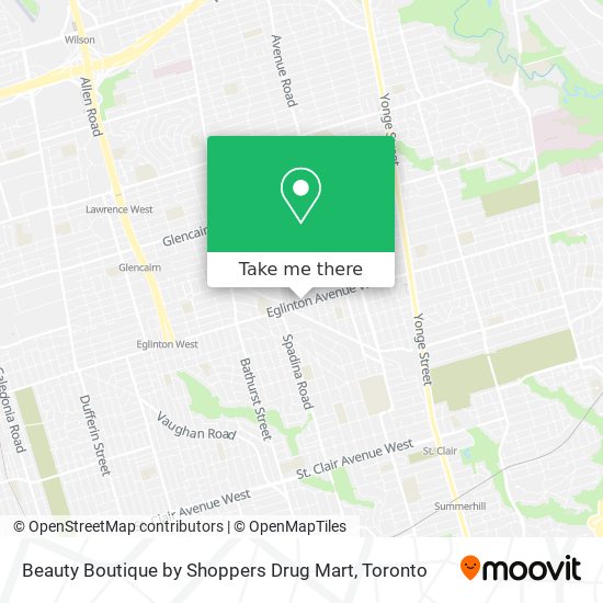 Beauty Boutique by Shoppers Drug Mart plan