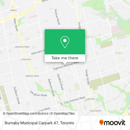 Burnaby Municipal Carpark 47 map