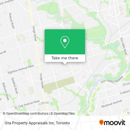 Gta Property Appraisals Inc map