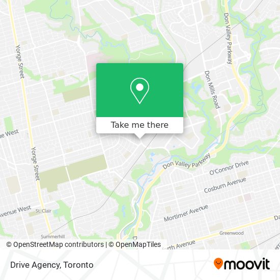 Drive Agency map