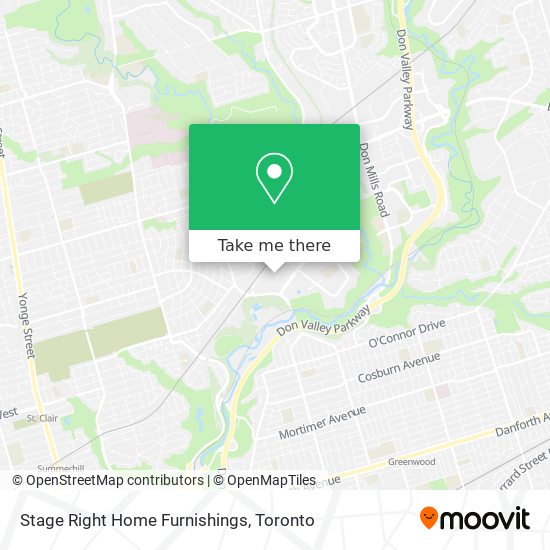 Stage Right Home Furnishings map