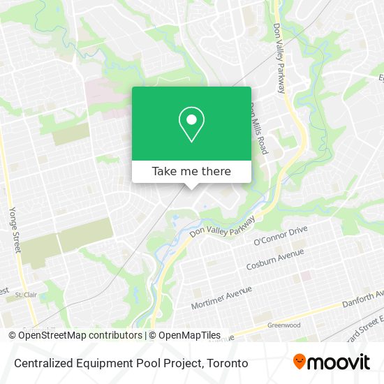 Centralized Equipment Pool Project map