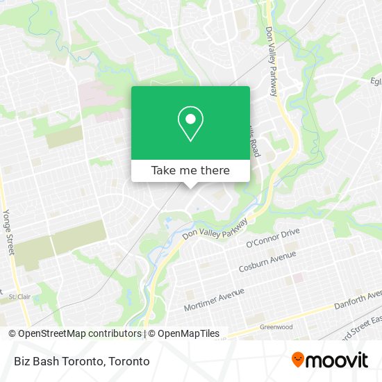 Biz Bash Toronto map