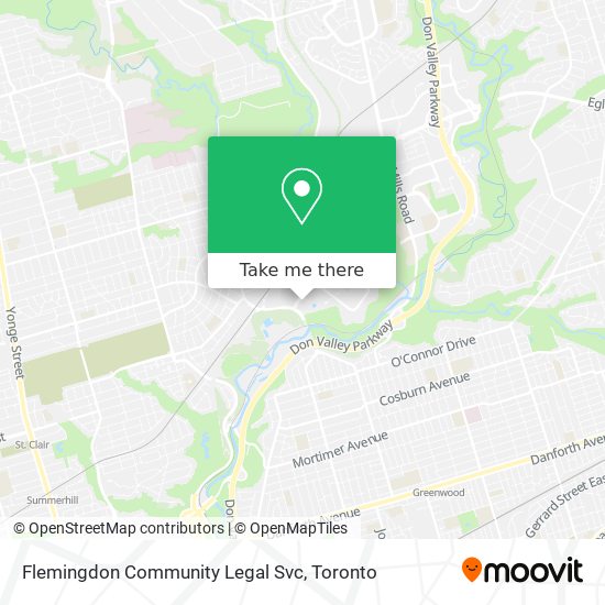 Flemingdon Community Legal Svc map