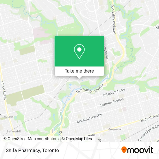Shifa Pharmacy map
