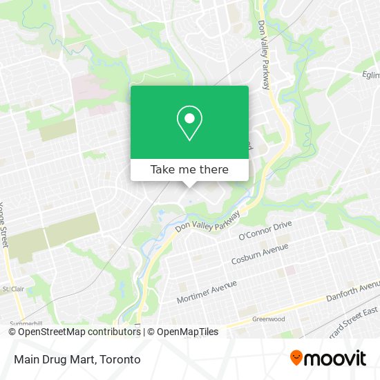 Main Drug Mart map