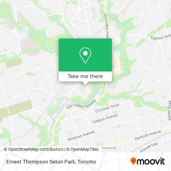 Ernest Thompson Seton Park map