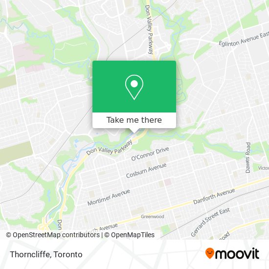 Thorncliffe map