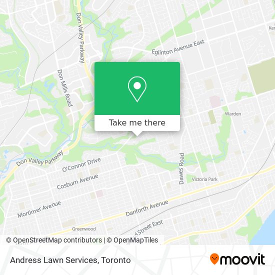 Andress Lawn Services map