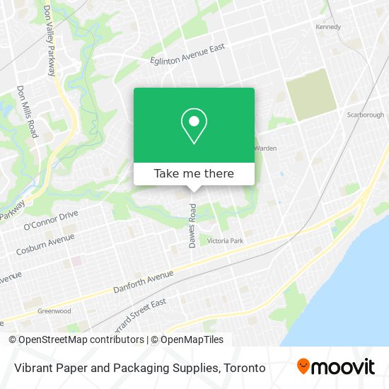 Vibrant Paper and Packaging Supplies map