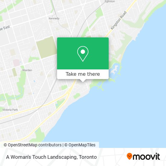 A Woman's Touch Landscaping map