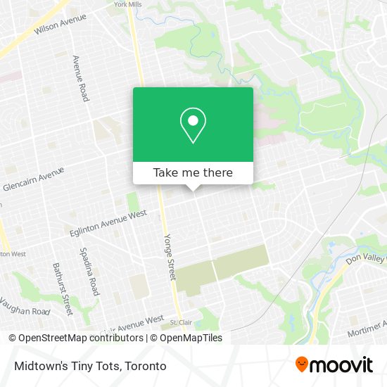 Midtown's Tiny Tots map