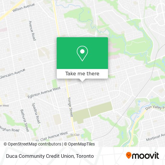 Duca Community Credit Union map