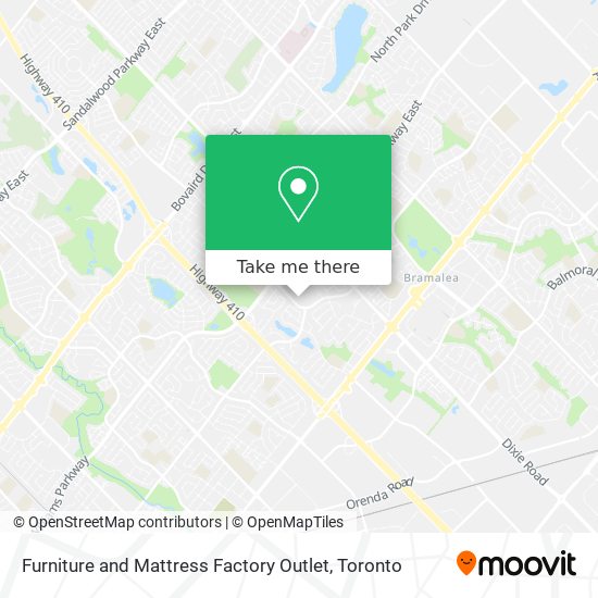 Furniture and Mattress Factory Outlet plan