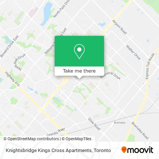 Knightsbridge Kings Cross Apartments map