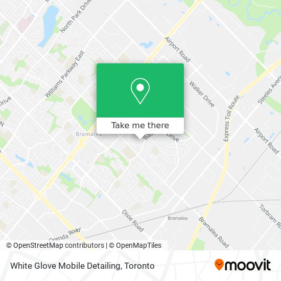 White Glove Mobile Detailing map