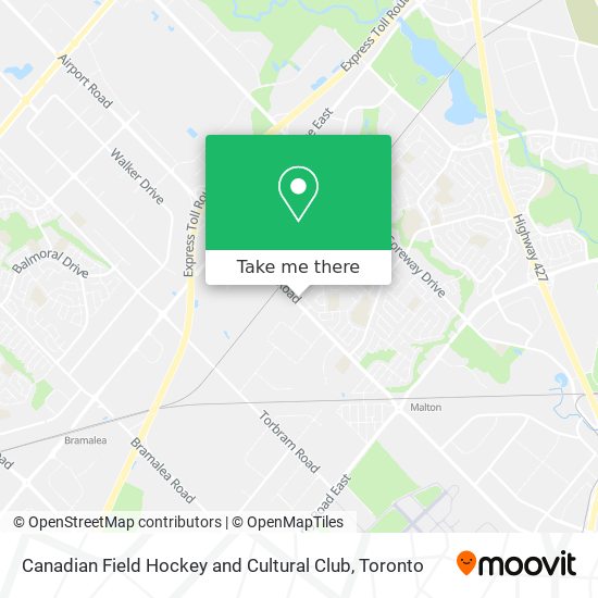 Canadian Field Hockey and Cultural Club map