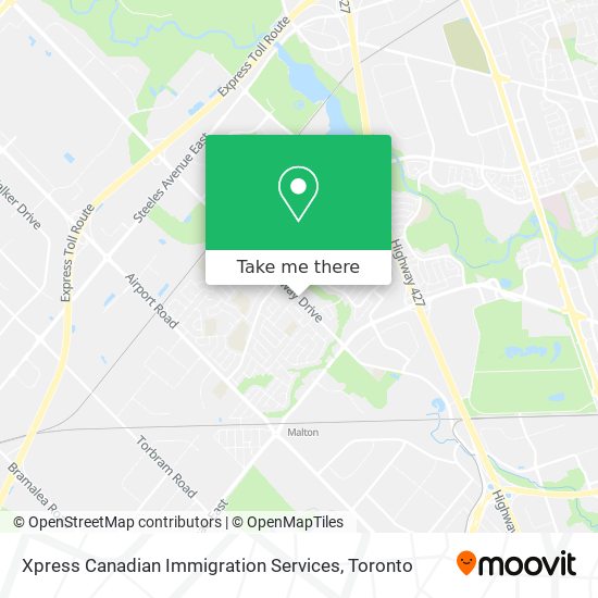 Xpress Canadian Immigration Services map