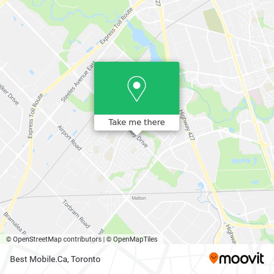 Best Mobile.Ca map