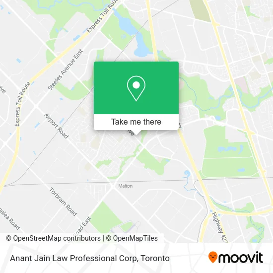 Anant Jain Law Professional Corp map