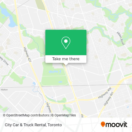 City Car & Truck Rental map