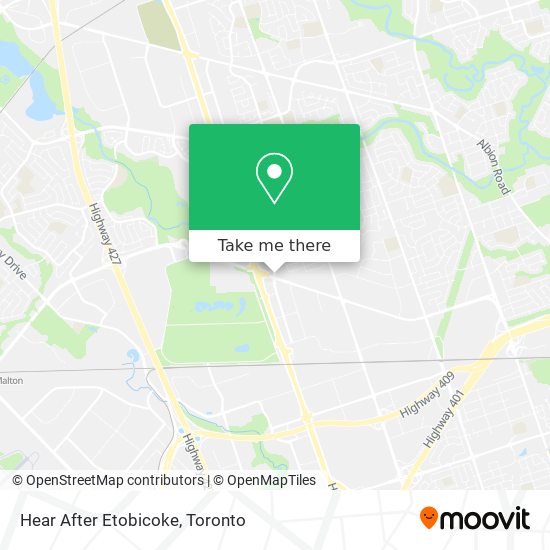 Hear After Etobicoke map