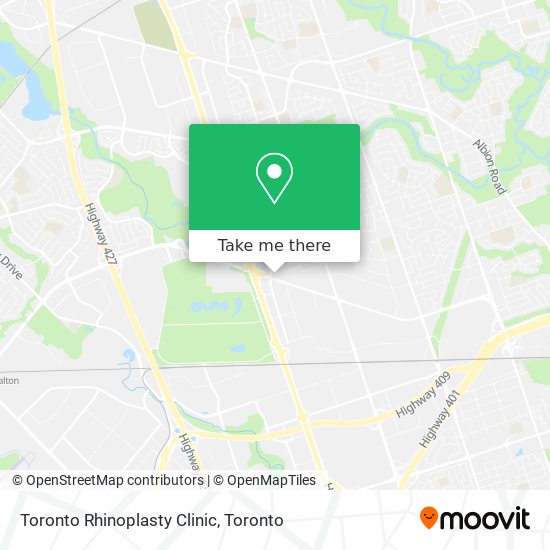 Toronto Rhinoplasty Clinic map