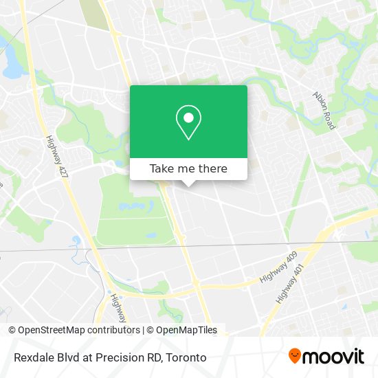 Rexdale Blvd at Precision RD plan