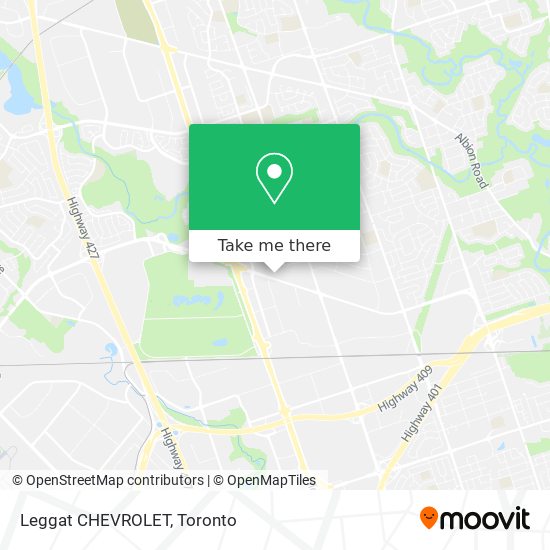 Leggat CHEVROLET map