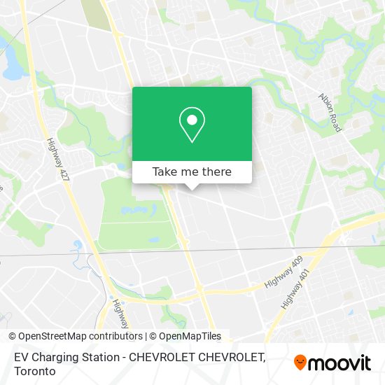 EV Charging Station - CHEVROLET CHEVROLET map