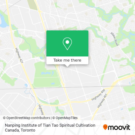 Nanping Institute of Tian Tao Spiritual Cultivation Canada plan