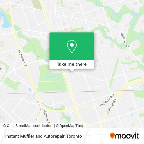 Instant Muffler and Autorepair map