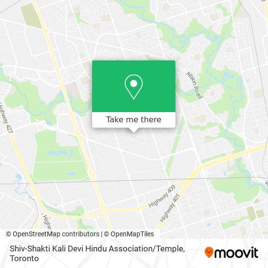 Shiv-Shakti Kali Devi Hindu Association / Temple map