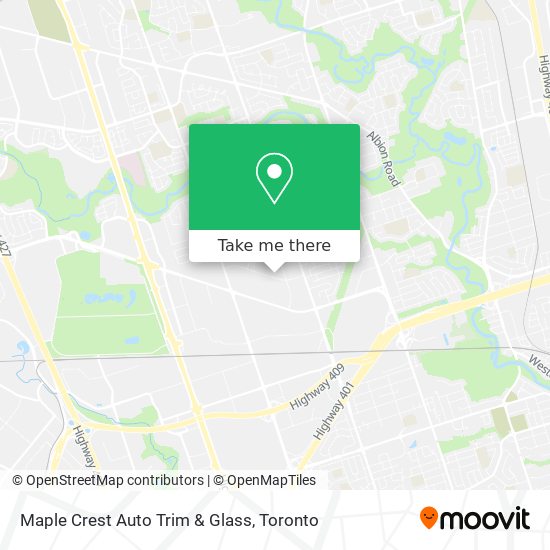 Maple Crest Auto Trim & Glass map