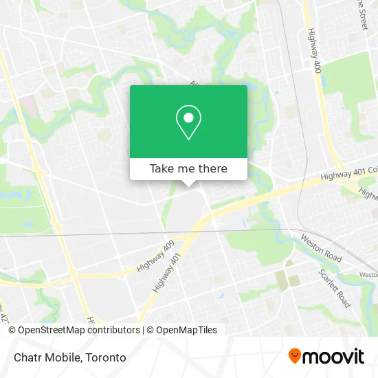 Chatr Mobile map