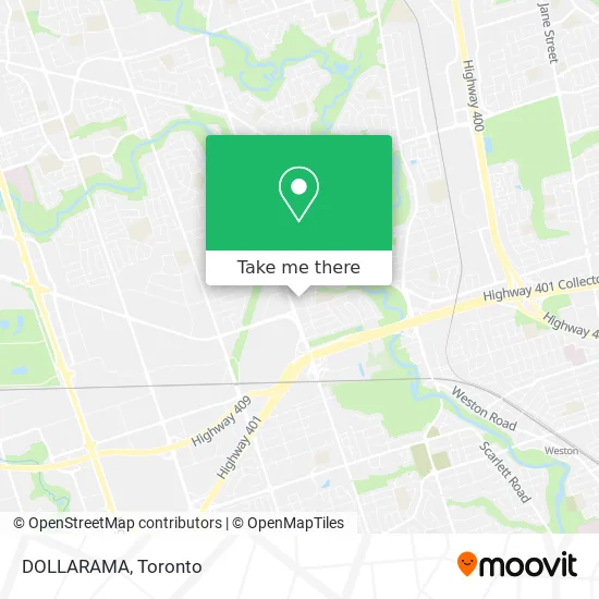 DOLLARAMA map