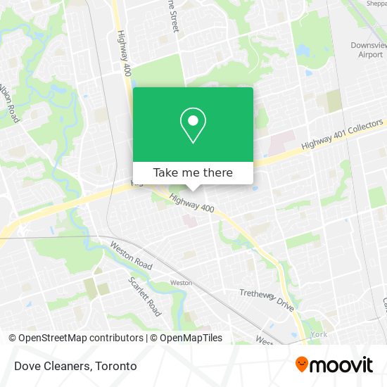 Dove Cleaners map