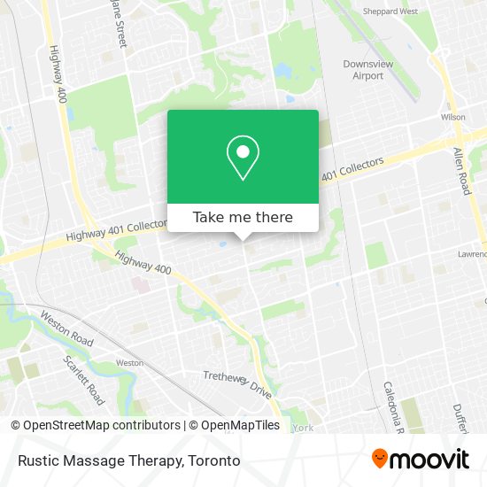 Rustic Massage Therapy map