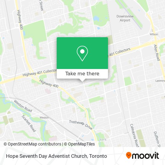 Hope Seventh Day Adventist Church map