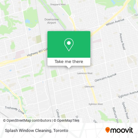 Splash Window Cleaning map