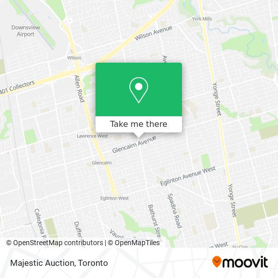 Majestic Auction map