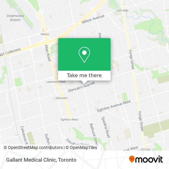 Gallant Medical Clinic map