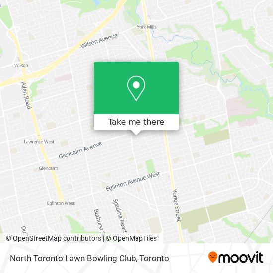 North Toronto Lawn Bowling Club plan