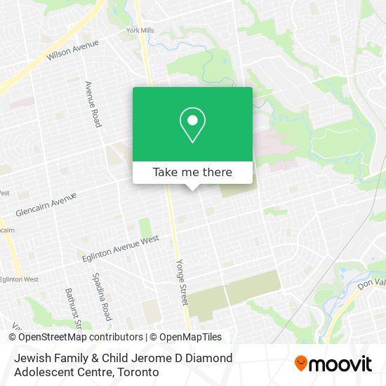 Jewish Family & Child Jerome D Diamond Adolescent Centre map