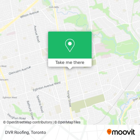 DVR Roofing map